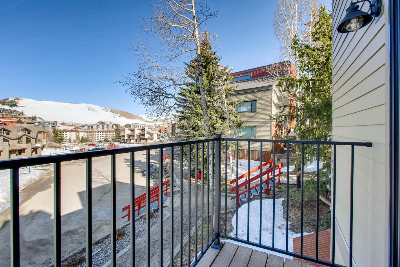 Ski-In Ski-Out Studio Private Balcony & Fireplace Condo Crested Butte Eksteriør billede